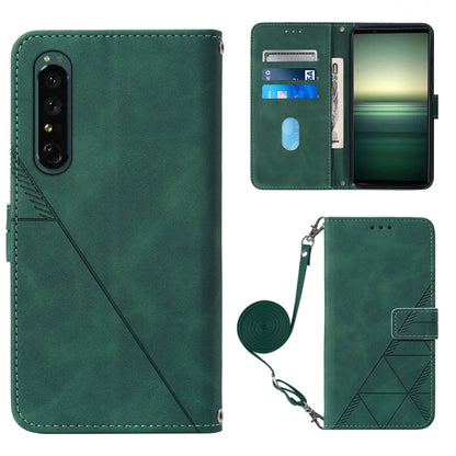 Crossbody 3D Embossed Flip Leather Phone Case, For OPPO Reno7 4G/F21 Pro, For Xiaomi Poco M4 Pro 4G, For Xiaomi Poco X4 Pro 5G, For Sony Xperia 1 IV