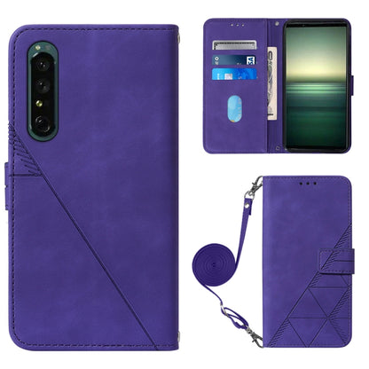 Crossbody 3D Embossed Flip Leather Phone Case, For OPPO Reno7 4G/F21 Pro, For Xiaomi Poco M4 Pro 4G, For Xiaomi Poco X4 Pro 5G, For Sony Xperia 1 IV