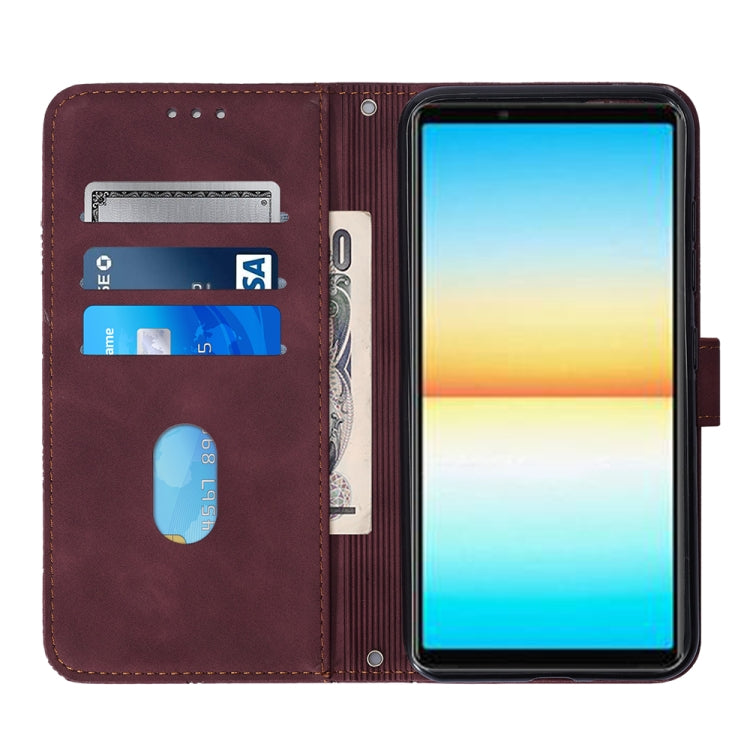 Crossbody 3D Embossed Flip Leather Phone Case, For Sony Xperia 10 IV, For Sony Xperia ACE III, For Xiaomi Redmi 10A, For Samsung Galaxy M33 5G Global