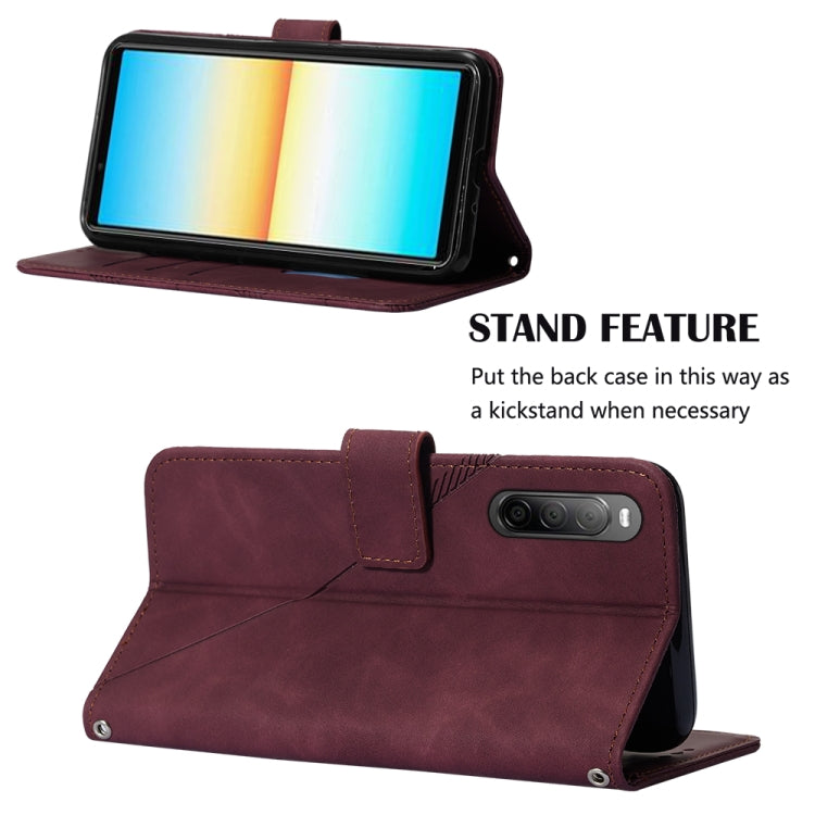 Crossbody 3D Embossed Flip Leather Phone Case, For Sony Xperia 10 IV, For Sony Xperia ACE III, For Xiaomi Redmi 10A, For Samsung Galaxy M33 5G Global