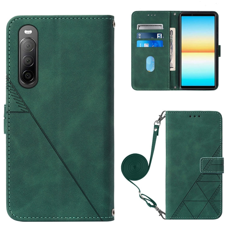 Crossbody 3D Embossed Flip Leather Phone Case, For Sony Xperia 10 IV, For Sony Xperia ACE III, For Xiaomi Redmi 10A, For Samsung Galaxy M33 5G Global