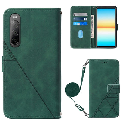 Crossbody 3D Embossed Flip Leather Phone Case, For Sony Xperia 10 IV, For Sony Xperia ACE III, For Xiaomi Redmi 10A, For Samsung Galaxy M33 5G Global