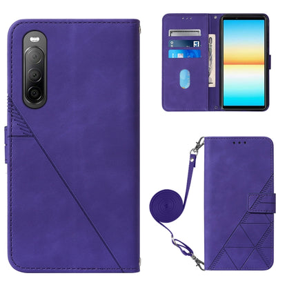 Crossbody 3D Embossed Flip Leather Phone Case, For Sony Xperia 10 IV, For Sony Xperia ACE III, For Xiaomi Redmi 10A, For Samsung Galaxy M33 5G Global
