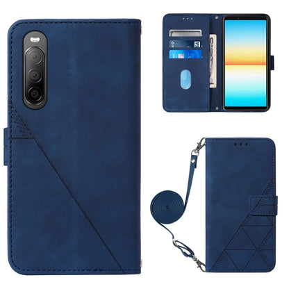 Crossbody 3D Embossed Flip Leather Phone Case, For Sony Xperia 10 IV, For Sony Xperia ACE III, For Xiaomi Redmi 10A, For Samsung Galaxy M33 5G Global