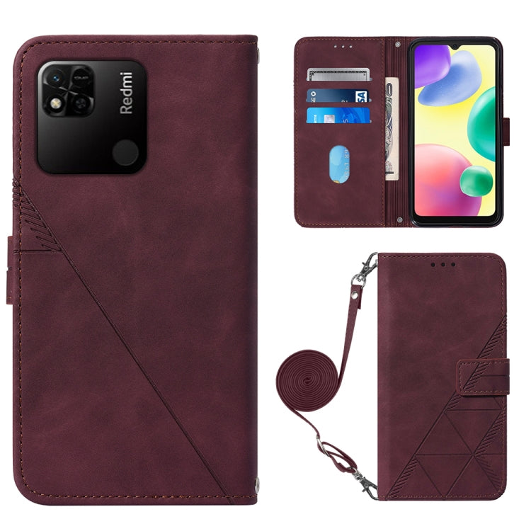 Crossbody 3D Embossed Flip Leather Phone Case, For Sony Xperia 10 IV, For Sony Xperia ACE III, For Xiaomi Redmi 10A, For Samsung Galaxy M33 5G Global