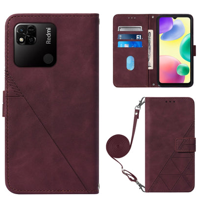 Crossbody 3D Embossed Flip Leather Phone Case, For Sony Xperia 10 IV, For Sony Xperia ACE III, For Xiaomi Redmi 10A, For Samsung Galaxy M33 5G Global