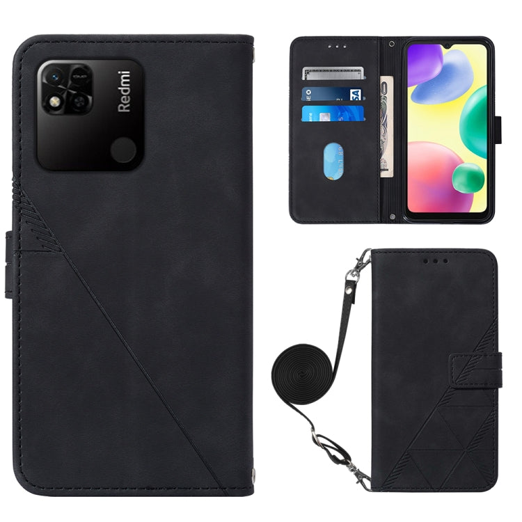 Crossbody 3D Embossed Flip Leather Phone Case, For Sony Xperia 10 IV, For Sony Xperia ACE III, For Xiaomi Redmi 10A, For Samsung Galaxy M33 5G Global