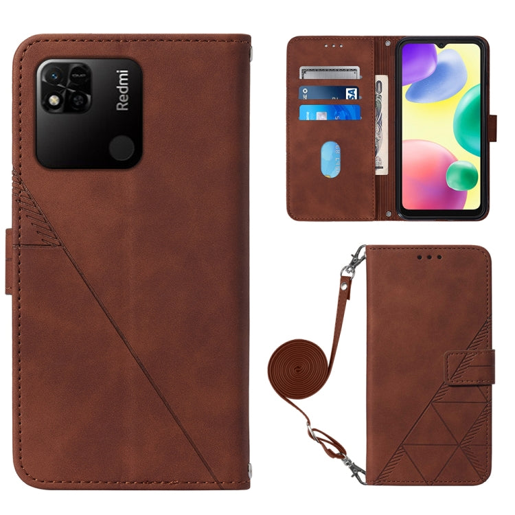 Crossbody 3D Embossed Flip Leather Phone Case, For Sony Xperia 10 IV, For Sony Xperia ACE III, For Xiaomi Redmi 10A, For Samsung Galaxy M33 5G Global