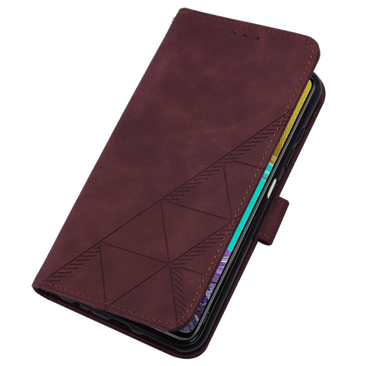 Crossbody 3D Embossed Flip Leather Phone Case, For Samsung Galaxy M53 5G