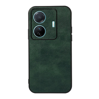 Accurate Hole Two-color Litchi Texture PU Phone Case, For vivo S15e, For OnePlus Ace