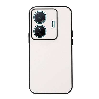 Accurate Hole Two-color Litchi Texture PU Phone Case, For vivo S15e, For OnePlus Ace
