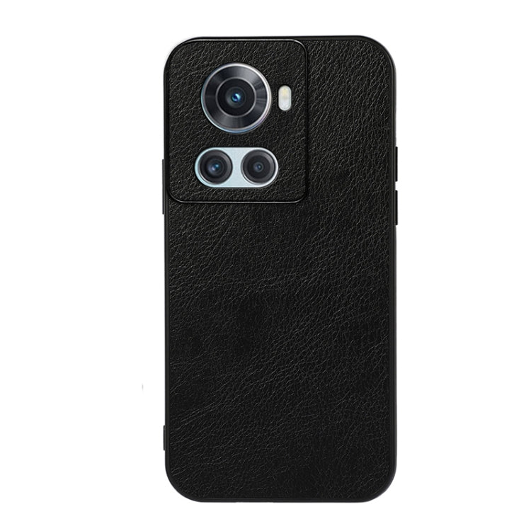 Accurate Hole Two-color Litchi Texture PU Phone Case, For vivo S15e, For OnePlus Ace