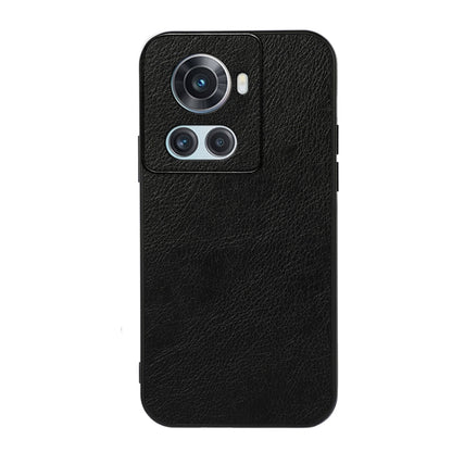 Accurate Hole Two-color Litchi Texture PU Phone Case, For vivo S15e, For OnePlus Ace