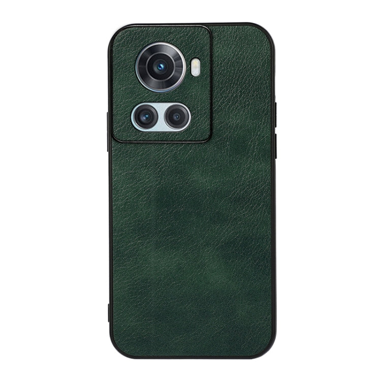 Accurate Hole Two-color Litchi Texture PU Phone Case, For vivo S15e, For OnePlus Ace
