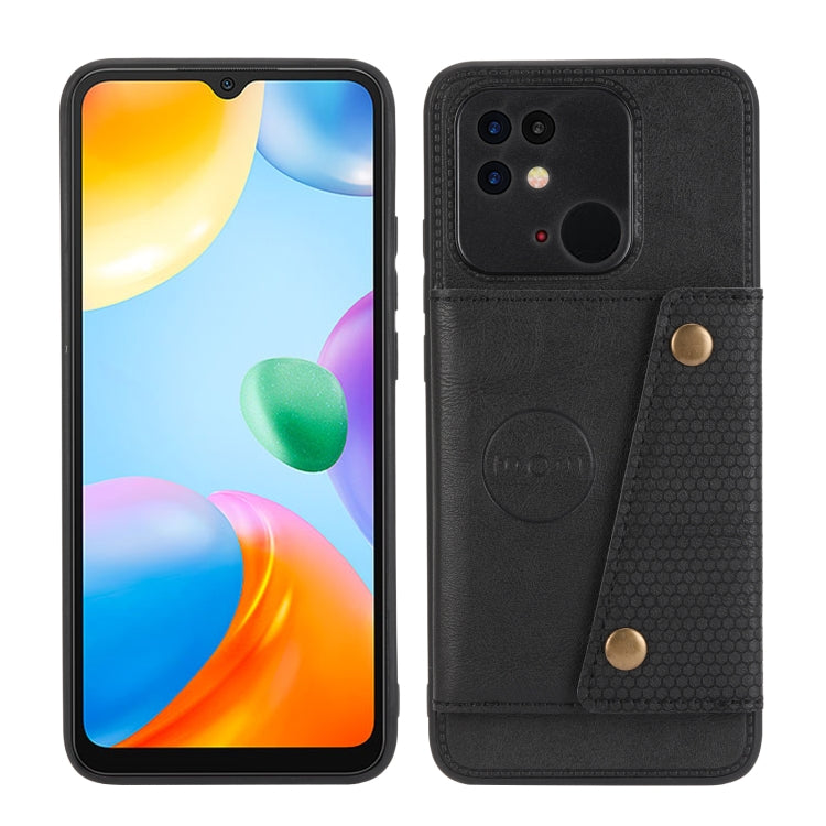 Double Buckle PU + TPU Shockproof Magnetic Phone Case, For Xiaomi Redmi 10C, For Xiaomi Redmi Note 11 5G Chinese, For Xiaomi Redmi Note 11E, For Xiaomi Redmi 10