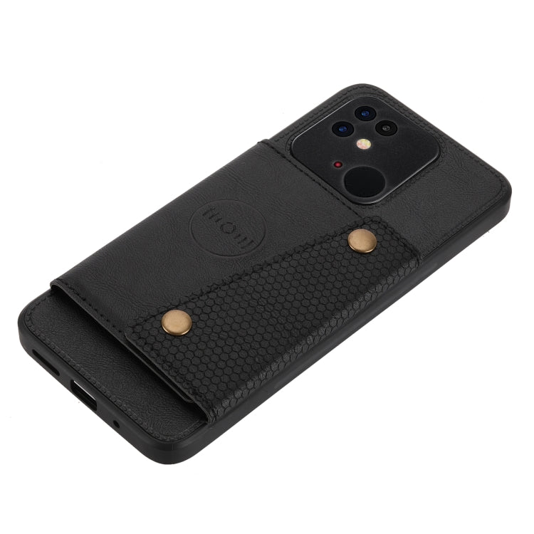Double Buckle PU + TPU Shockproof Magnetic Phone Case, For Xiaomi Redmi 10C, For Xiaomi Redmi Note 11 5G Chinese, For Xiaomi Redmi Note 11E, For Xiaomi Redmi 10