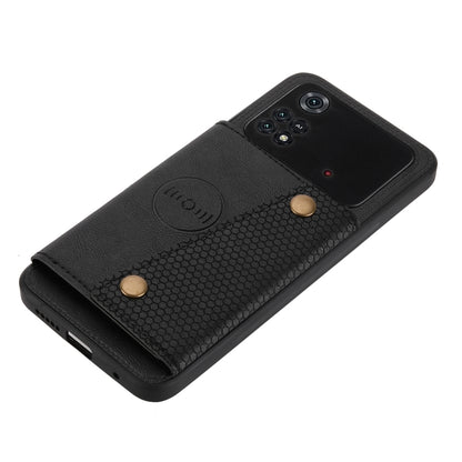 Double Buckle PU + TPU Shockproof Magnetic Phone Case, For Xiaomi Poco M4 Pro 4G, For Xiaomi Poco X4 Pro, For Xiaomi 12, For Xiaomi 12 Pro