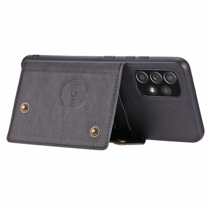 Double Buckle PU + TPU Shockproof Magnetic Phone Case, For Samsung Galaxy A23 165mm, For Samsung Galaxy A73 5G
