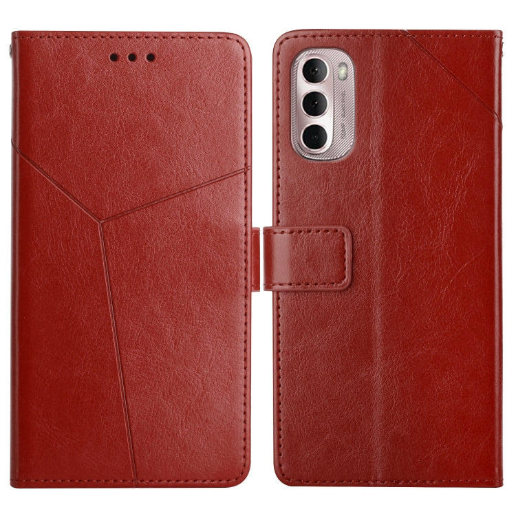 Y Stitching Horizontal Flip Leather Phone Case, For Motorola Moto G Stylus 4G 2022, For Motorola Moto G Stylus 5G 2022, For Motorola Moto G52, For Nokia X100