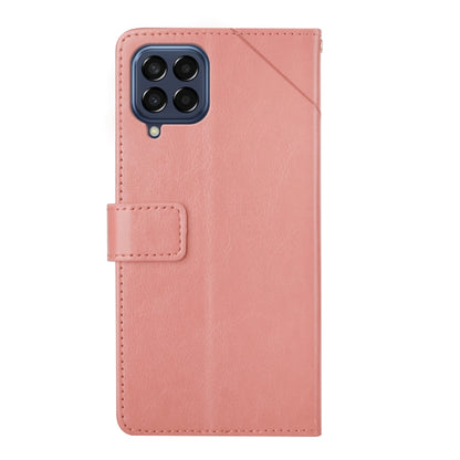 Y Stitching Horizontal Flip Leather Phone Case, For Samsung Galaxy M53, For Sharp Aquos R7, For Xiaomi Poco F4 GT
