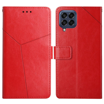 Y Stitching Horizontal Flip Leather Phone Case, For Samsung Galaxy M53, For Sharp Aquos R7, For Xiaomi Poco F4 GT