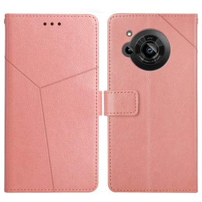 Y Stitching Horizontal Flip Leather Phone Case, For Samsung Galaxy M53, For Sharp Aquos R7, For Xiaomi Poco F4 GT