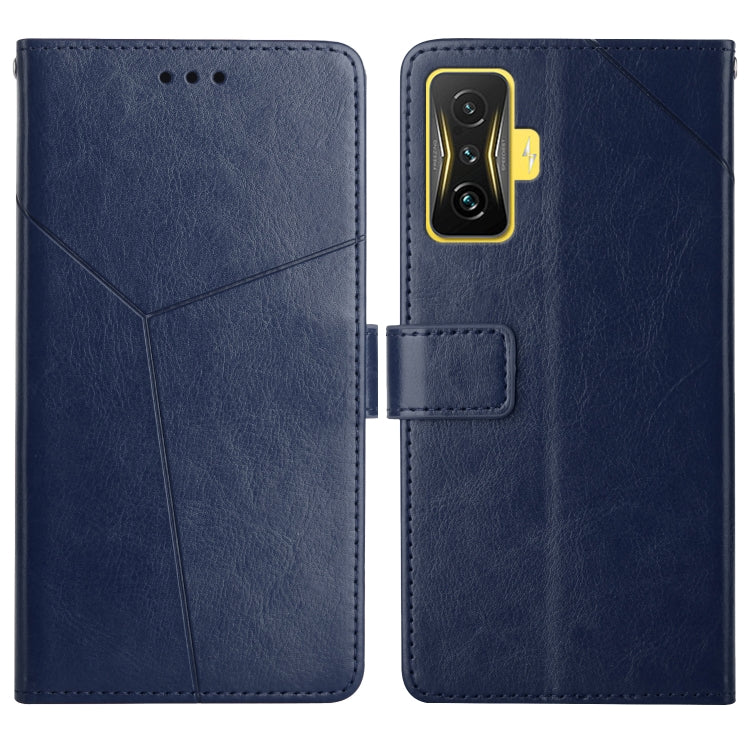 Y Stitching Horizontal Flip Leather Phone Case, For Samsung Galaxy M53, For Sharp Aquos R7, For Xiaomi Poco F4 GT