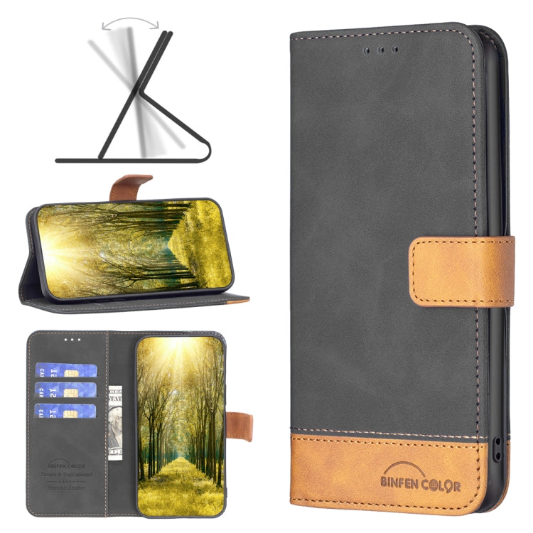 BF11 Color Matching Skin Feel Leather Phone Case, For OPPO Realme C35