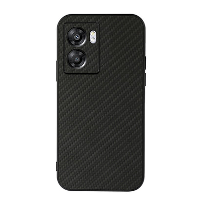 Accurate Hole Carbon Fiber Texture PU Phone Case, For vivo S15e, For OnePlus Ace, For OPPO A57 5G, For OPPO K10 5G, For OPPO K10 Pro 5G, For OPPO Realme 9 Pro, For OPPO Realme GT Neo 3