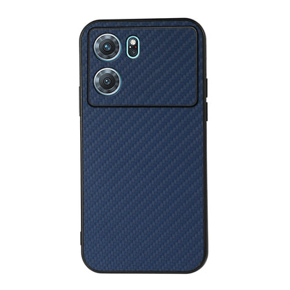 Accurate Hole Carbon Fiber Texture PU Phone Case, For vivo S15e, For OnePlus Ace, For OPPO A57 5G, For OPPO K10 5G, For OPPO K10 Pro 5G, For OPPO Realme 9 Pro, For OPPO Realme GT Neo 3