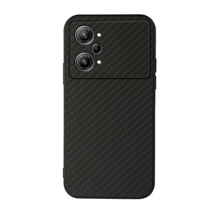 Accurate Hole Carbon Fiber Texture PU Phone Case, For vivo S15e, For OnePlus Ace, For OPPO A57 5G, For OPPO K10 5G, For OPPO K10 Pro 5G, For OPPO Realme 9 Pro, For OPPO Realme GT Neo 3