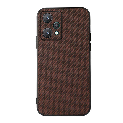 Accurate Hole Carbon Fiber Texture PU Phone Case, For vivo S15e, For OnePlus Ace, For OPPO A57 5G, For OPPO K10 5G, For OPPO K10 Pro 5G, For OPPO Realme 9 Pro, For OPPO Realme GT Neo 3
