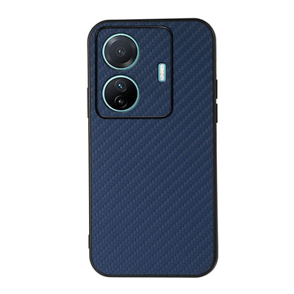 Accurate Hole Carbon Fiber Texture PU Phone Case, For vivo S15e, For OnePlus Ace, For OPPO A57 5G, For OPPO K10 5G, For OPPO K10 Pro 5G, For OPPO Realme 9 Pro, For OPPO Realme GT Neo 3