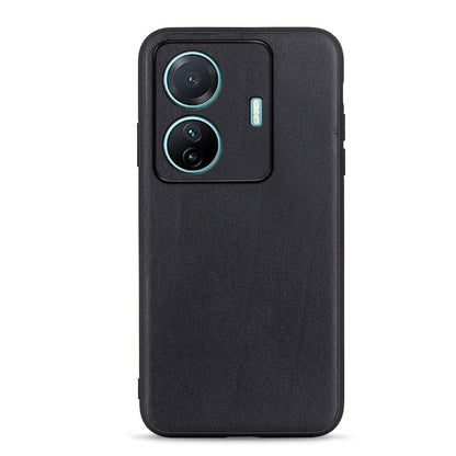 Accurate Hole Lambskin Texture Genuine Leather Phone Case, For OPPO A57 5G, For OPPO K10 5G, For OPPO K10 Pro 5G, For OPPO Realme 9 Pro, For vivo S15e, For OPPO Realme GT Neo 3, For OnePlus Ace
