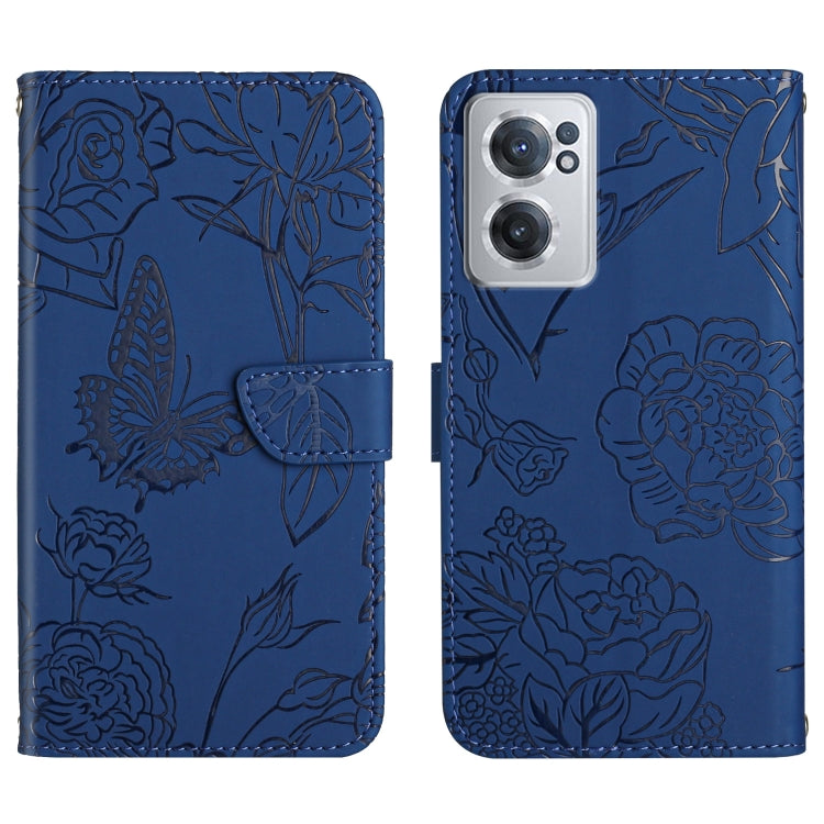 Skin Feel Butterfly Peony Embossed Leather Phone Case, For OnePlus 10R/ACE, For OnePlus Nord CE 2 5G, For OnePlus Nord CE2 Lite/Realme 9 Pro 5G/Realme V25, For Motorola Moto G 5G 2022