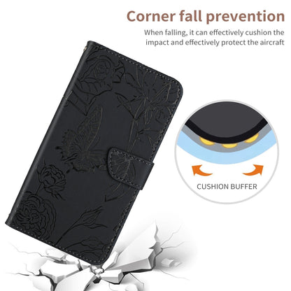 Skin Feel Butterfly Peony Embossed Leather Phone Case, For Motorola Moto G Stylus 4G 2022, For Motorola Moto G Stylus 5G 2022, For Motorola Moto G52, For Nokia X100