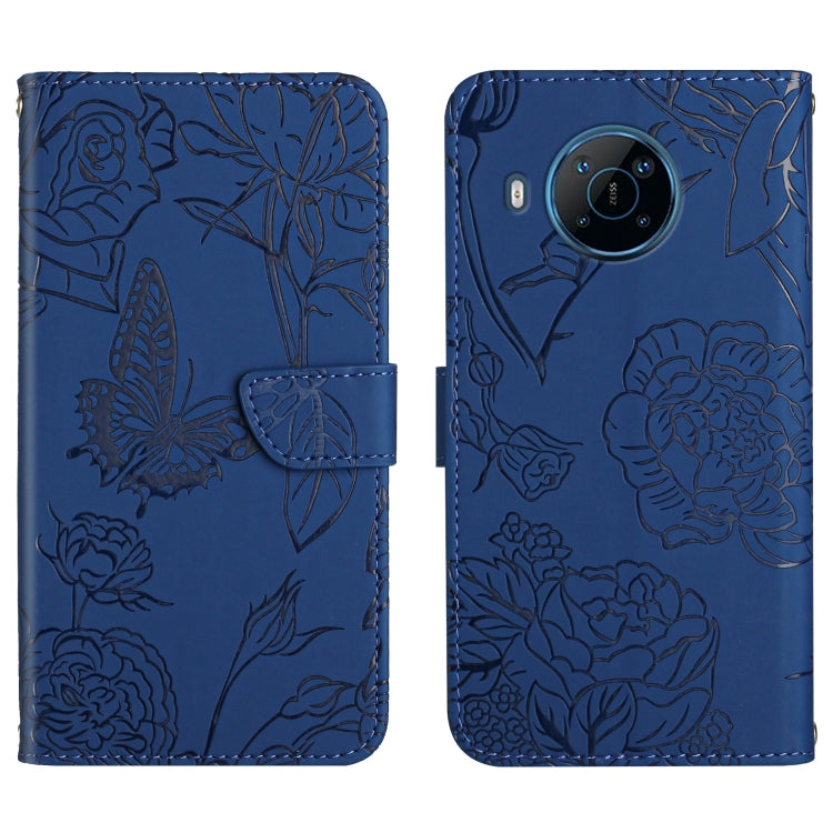 Skin Feel Butterfly Peony Embossed Leather Phone Case, For Motorola Moto G Stylus 4G 2022, For Motorola Moto G Stylus 5G 2022, For Motorola Moto G52, For Nokia X100