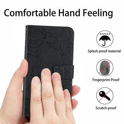 Skin Feel Butterfly Peony Embossed Leather Phone Case, For OPPO Find X5 Lite, For OPPO Realme 9 Pro+/Realme 9 4G, For Samsung Galaxy Xcover6 Pro, For Samsung Galaxy M33