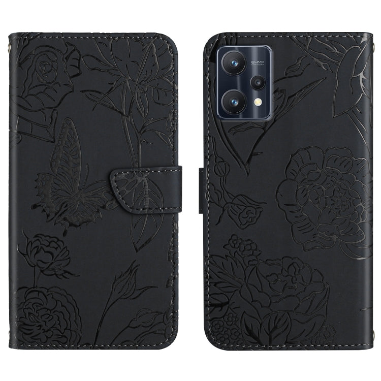 Skin Feel Butterfly Peony Embossed Leather Phone Case, For OPPO Find X5 Lite, For OPPO Realme 9 Pro+/Realme 9 4G, For Samsung Galaxy Xcover6 Pro, For Samsung Galaxy M33