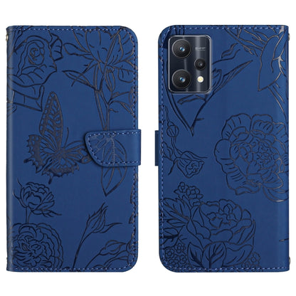 Skin Feel Butterfly Peony Embossed Leather Phone Case, For OPPO Find X5 Lite, For OPPO Realme 9 Pro+/Realme 9 4G, For Samsung Galaxy Xcover6 Pro, For Samsung Galaxy M33