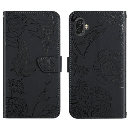 Skin Feel Butterfly Peony Embossed Leather Phone Case, For OPPO Find X5 Lite, For OPPO Realme 9 Pro+/Realme 9 4G, For Samsung Galaxy Xcover6 Pro, For Samsung Galaxy M33