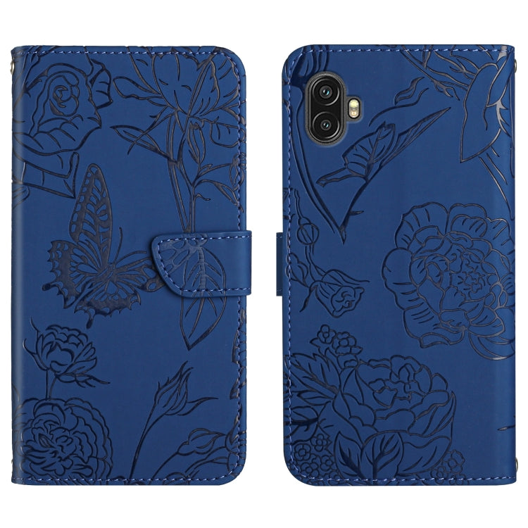Skin Feel Butterfly Peony Embossed Leather Phone Case, For OPPO Find X5 Lite, For OPPO Realme 9 Pro+/Realme 9 4G, For Samsung Galaxy Xcover6 Pro, For Samsung Galaxy M33