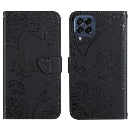 Skin Feel Butterfly Peony Embossed Leather Phone Case, For OPPO Find X5 Lite, For OPPO Realme 9 Pro+/Realme 9 4G, For Samsung Galaxy Xcover6 Pro, For Samsung Galaxy M33