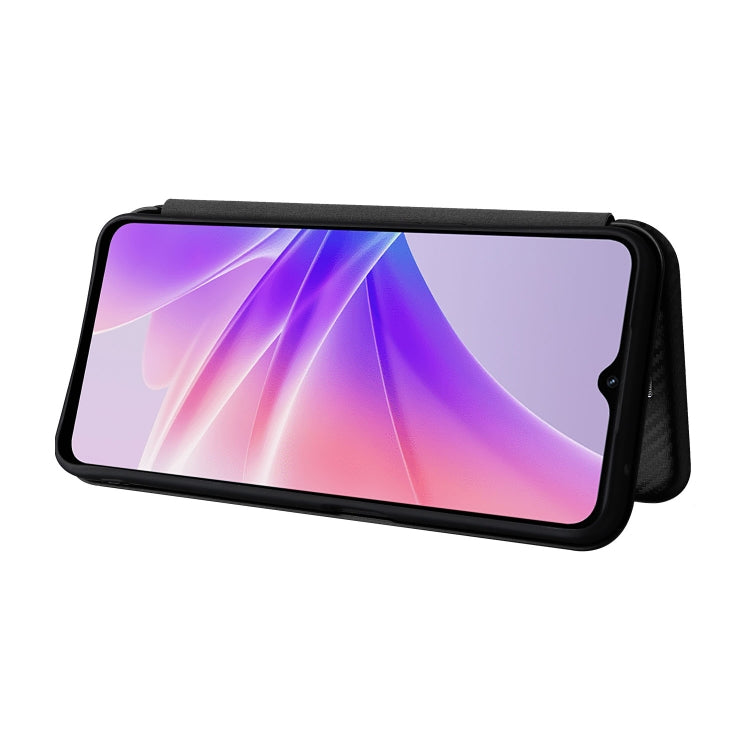 Carbon Fiber Texture Magnetic Leather Phone Case, For OPPO A57 5G, For OPPO Reno7 4G / F21 Pro 4G, For Samsung Galaxy M33 5G, For Sharp Simple Sumaho 6
