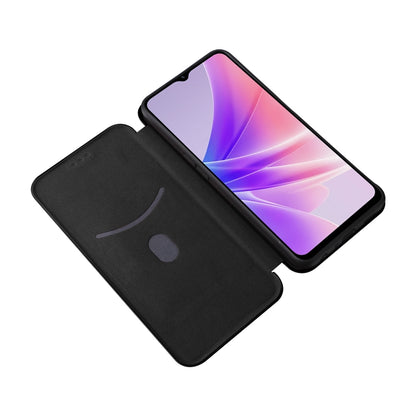 Carbon Fiber Texture Magnetic Leather Phone Case, For OPPO A57 5G, For OPPO Reno7 4G / F21 Pro 4G, For Samsung Galaxy M33 5G, For Sharp Simple Sumaho 6