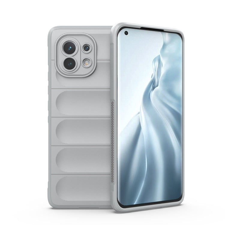 Magic Shield TPU + Flannel Phone Case, For Xiaomi Mi 11