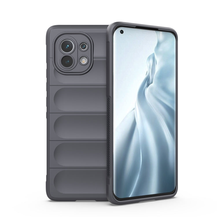 Magic Shield TPU + Flannel Phone Case, For Xiaomi Mi 11
