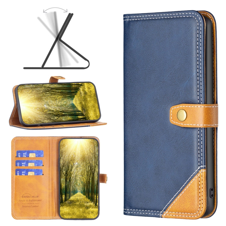 Color Matching Double Sewing Thread Leather Phone Case, For OPPO Realme C31, For OPPO Realme C35