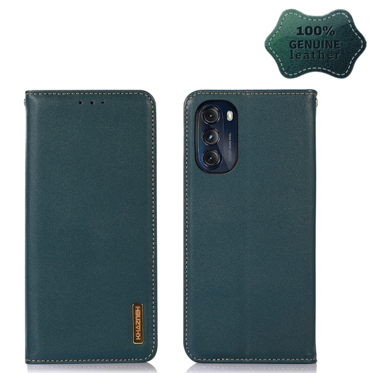 KHAZNEH Nappa Top Layer Cowhide Leather Phone Case, For Motorola Moto G 2022 5G, For OnePlus 10R / Ace