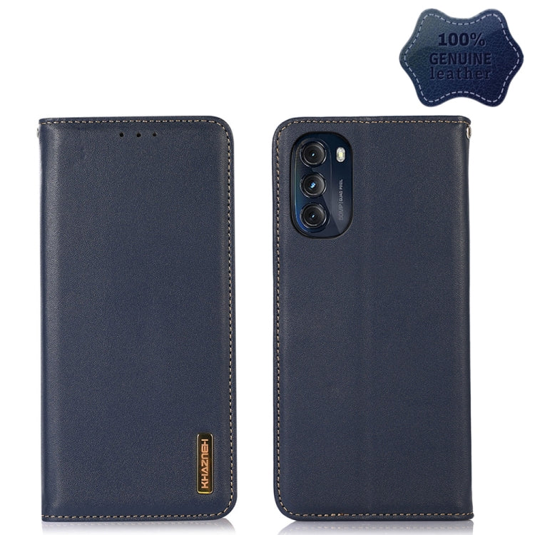 KHAZNEH Nappa Top Layer Cowhide Leather Phone Case, For Motorola Moto G 2022 5G, For OnePlus 10R / Ace